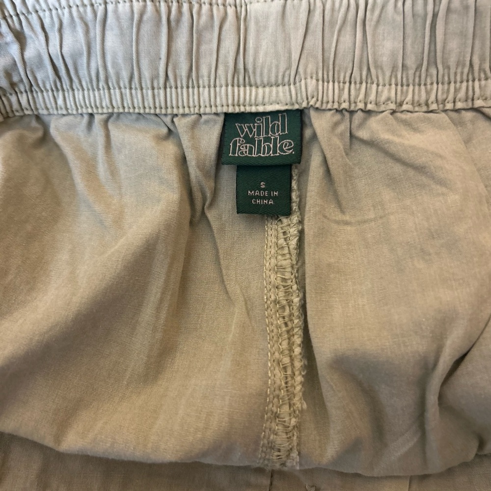 Wild Fable Tan Cargo Shorts Cotton Blend - Picture 3 of 6